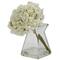 Green, Purple & White Hydrangea with Vase, 3ct.